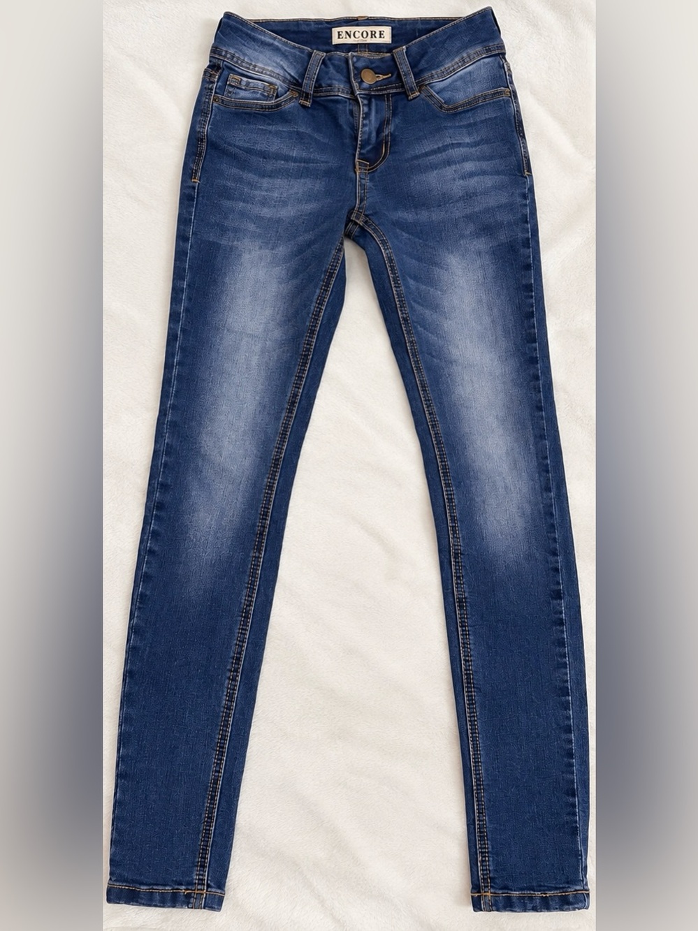 Encore Size 00 Skinny Jeans Dark Wash Stretch Denim Style 915RF